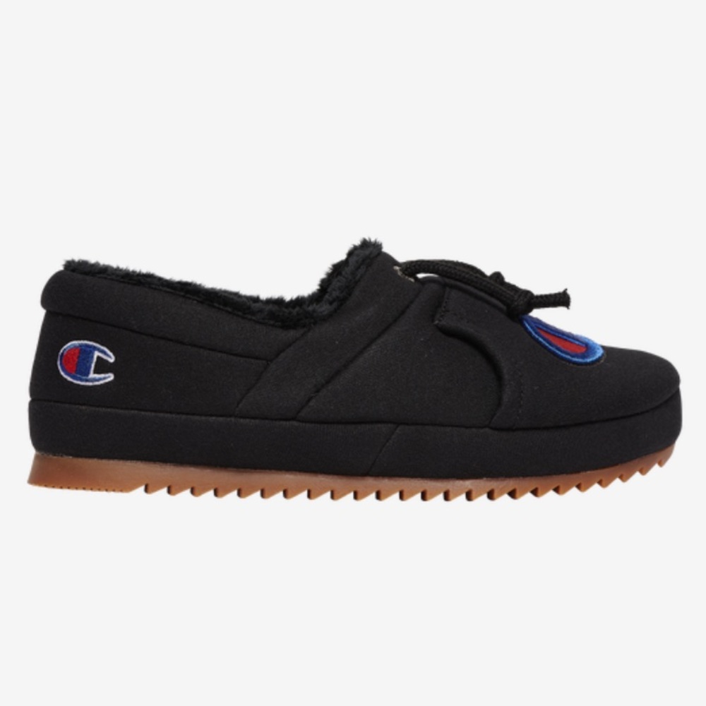 Champion University slippers black